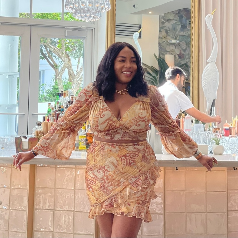 Asos Ruffle Mini Skirt Set - Picture 6 of 6